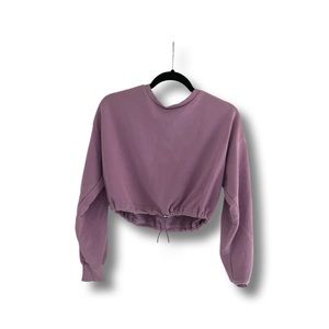 Small Womens Forever 21 Crop-Top Sweater Mauve